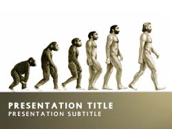 Evolution Title Master slide design