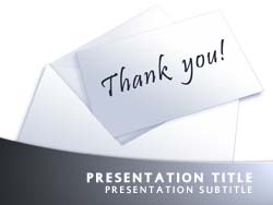 Thank You Title Master slide design