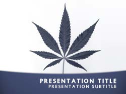 Marijuana Title Master slide design