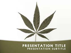 Marijuana Title Master slide design