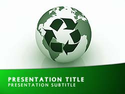 Recycling Title Master slide design