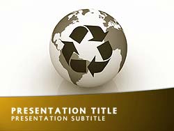 Recycling Title Master slide design