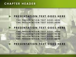 Question in the Classroom Slide Master slide design