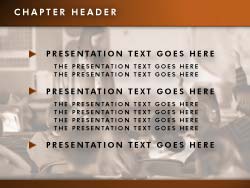 Question in the Classroom Slide Master slide design