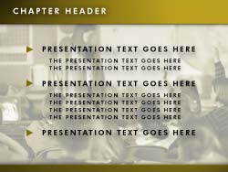 Question in the Classroom Slide Master slide design