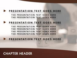 Early Learning Slide Master slide design
