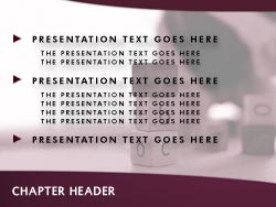 Early Learning Slide Master slide design