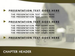 Early Learning Slide Master slide design