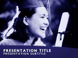 Graduation Title Master slide design