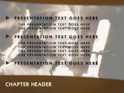 Graduation Slide Master slide design