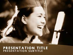 Graduation Title Master slide design