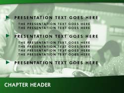 Learning to Read Slide Master slide design