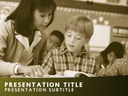 Learning to Read Title Master slide design