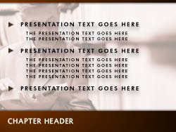 Reading in the Library Slide Master slide design