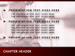 Reading in the Library Slide Master slide design