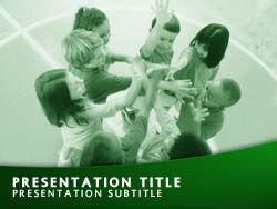 Playtime at School Title Master slide design