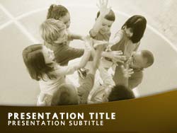 Playtime at School Title Master slide design