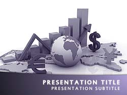 World Economy Title Master slide design