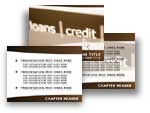 Credit Loans and Banking PowerPoint Template