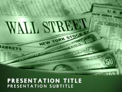 Wall Street Title Master slide design