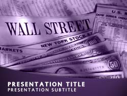 Wall Street Title Master slide design