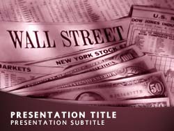 Wall Street Title Master slide design
