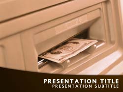 ATM Cashpoint Machine Title Master slide design