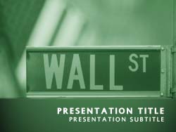 Wall Street NY Title Master slide design