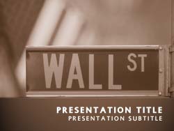 Wall Street NY Title Master slide design