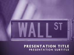 Wall Street NY Title Master slide design