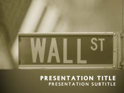 Wall Street NY Title Master slide design