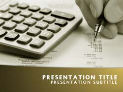 Accounting Title Master slide design