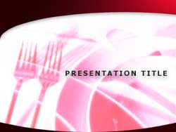 Table Setting Title Master slide design