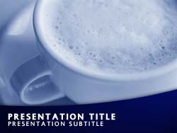 Cappuccino Coffee Title Master slide design