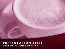Cappuccino Coffee Title Master slide design