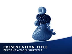 Fruit Title Master slide design