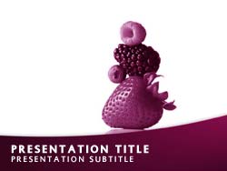 Fruit Title Master slide design