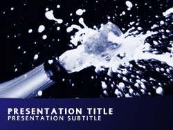 Champagne  Title Master slide design