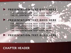 Champagne  Slide Master slide design