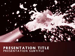 Champagne  Title Master slide design