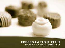 Chocolates Title Master slide design
