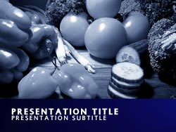 Nutrition Title Master slide design