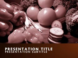 Nutrition Title Master slide design