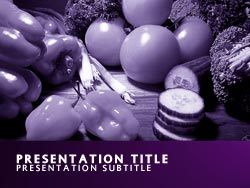 Nutrition Title Master slide design