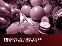 Nutrition Title Master slide design