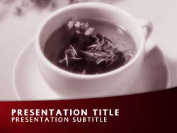 Herbal Tea Title Master slide design