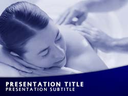 Health Spa Massage Title Master slide design