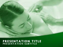 Health Spa Massage Title Master slide design