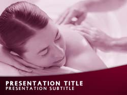 Health Spa Massage Title Master slide design