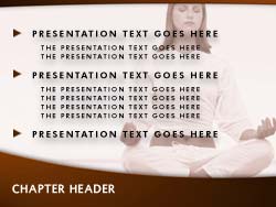 Yoga Slide Master slide design